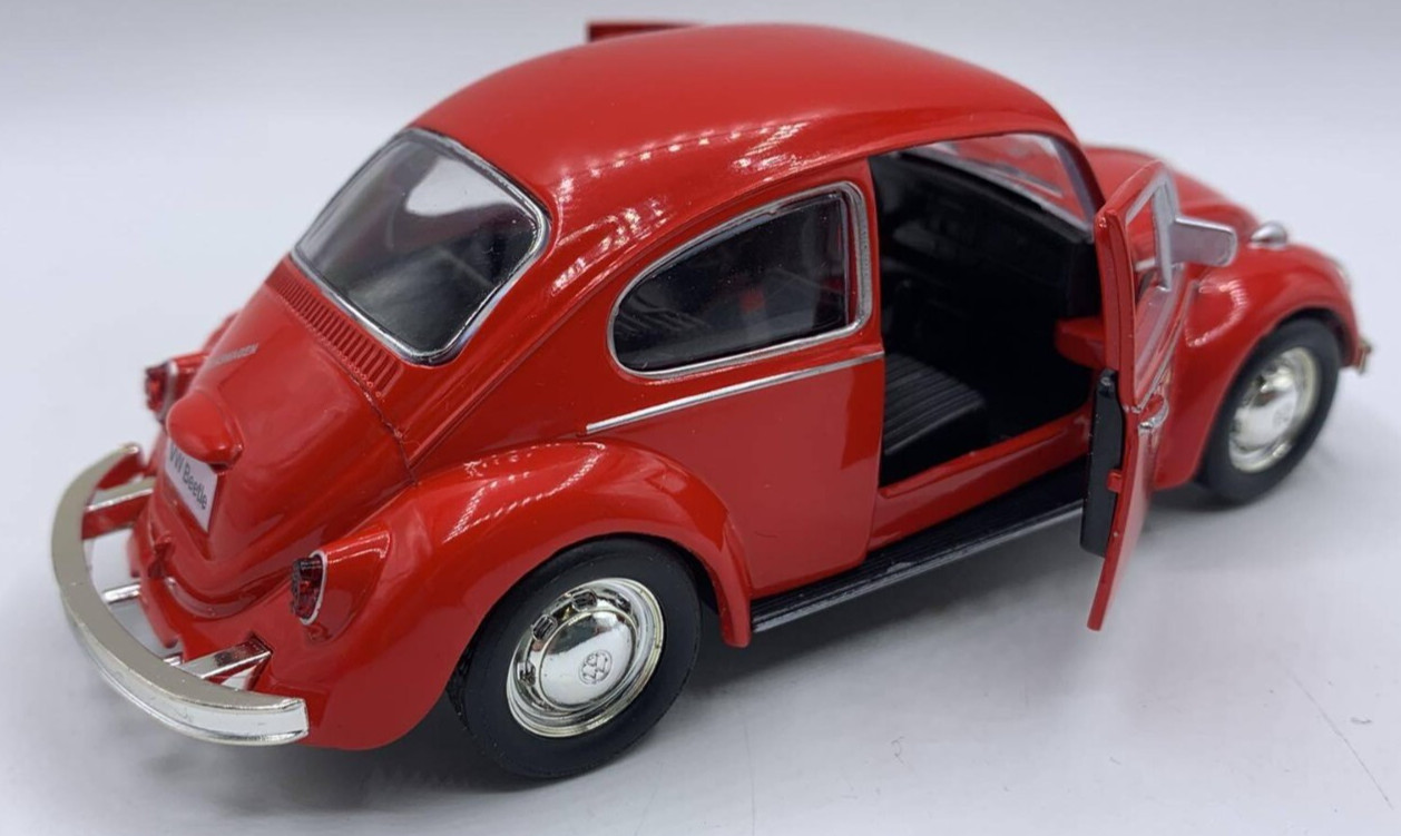 1967 Volkswagen Classical Beetle Hard Top, Red – Kinsmart 5375D – 1/32 Scale