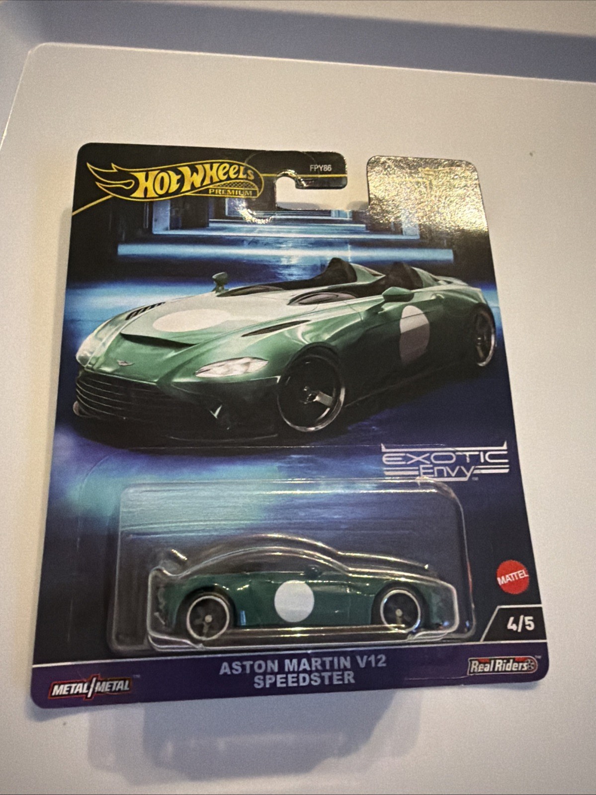 Mattel Hot Wheels HKC78-FPY86 Aston Martin – V12 Speedster Exotic Envy 2021 – GR