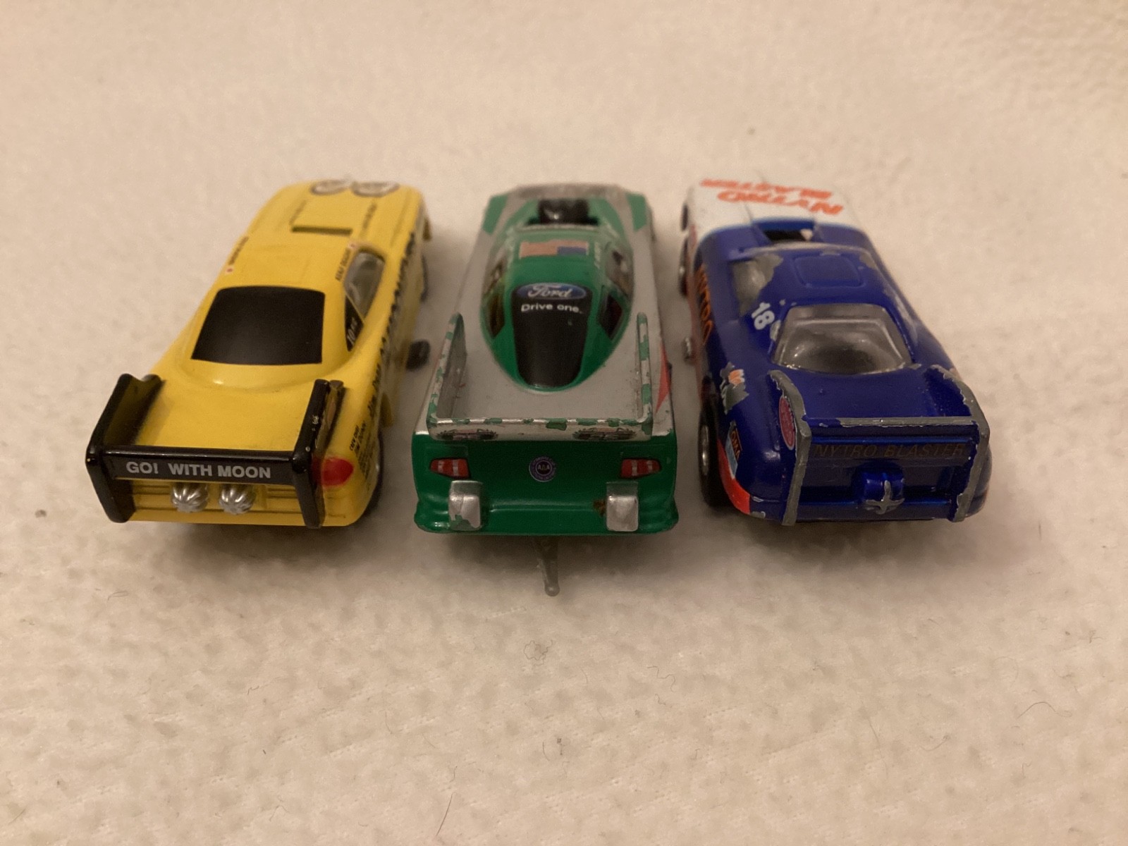Funny Cars ~ Johnny Lightning Mooneyes ~ John Force GTX ~ Racing Rebels ~ 3 ct