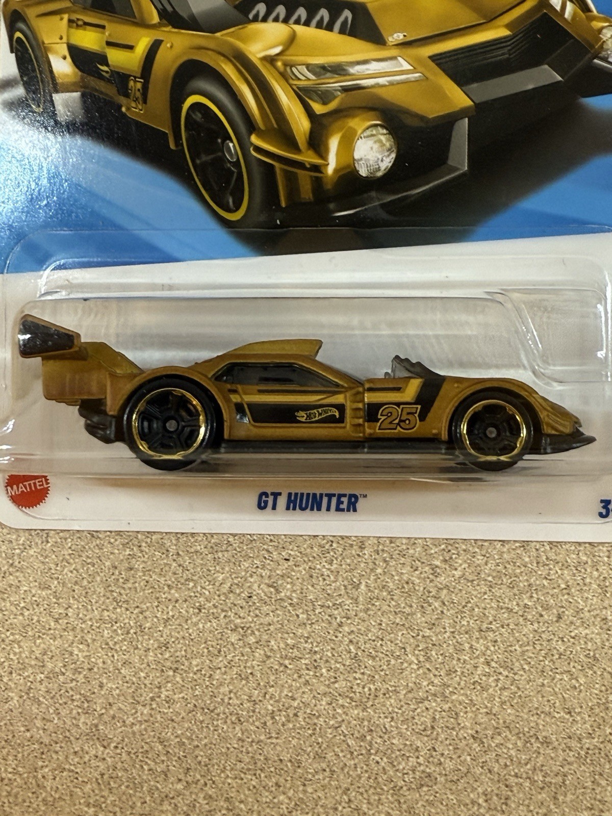 NEW 2025 Hot Wheels Gold GT Hunter Unopened Package