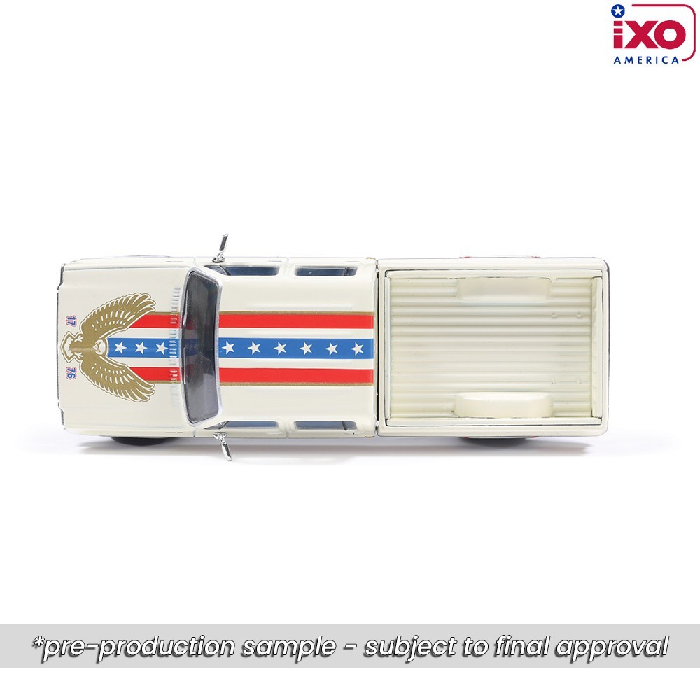 IXO 1976 Chevrolet Custom Deluxe K30 Fleetside Crew Cab- July 4th Exclusive 1/64