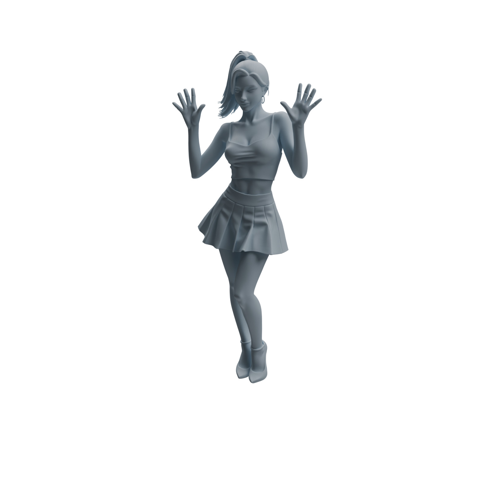 MRY-SFW 1/64/87 Nightclub Dancer Woman Character HO N Scale Miniatures Diorama