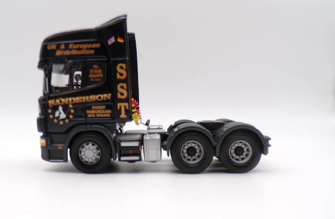 CORGI SCANIA CLASS L ‘STEPHEN SANDERSON’ VERY GOOD UNBOXED 1:50