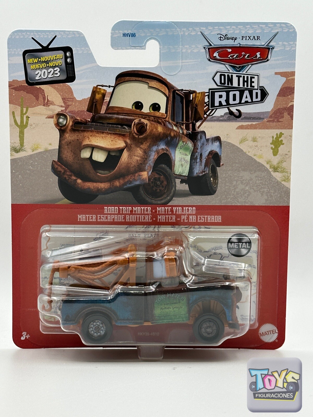 Disney Pixar Cars ROAD TRIP MATER New Smiling Face And Raised New For 2023