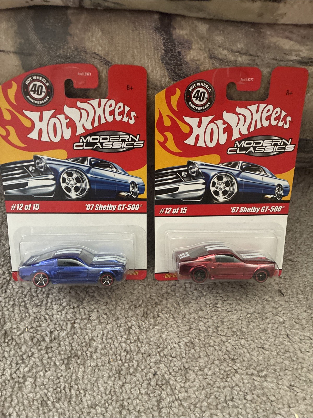 HOT WHEELS MODERN CLASSICS ’67 SHELBY GT-500 BOTH VARIATIONS