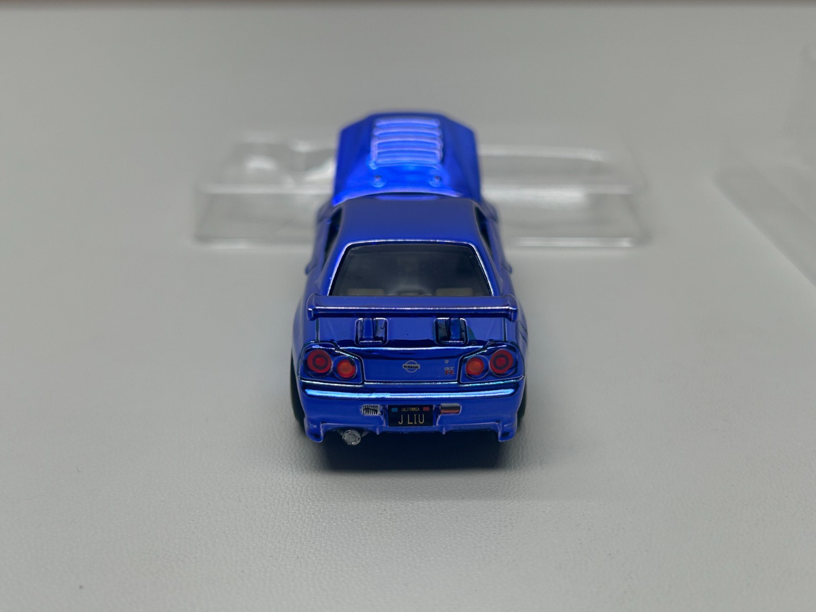 Hot Wheels 1/64 Nissan Skyline Blue GT-R R34 RLC Alloy Car Model
