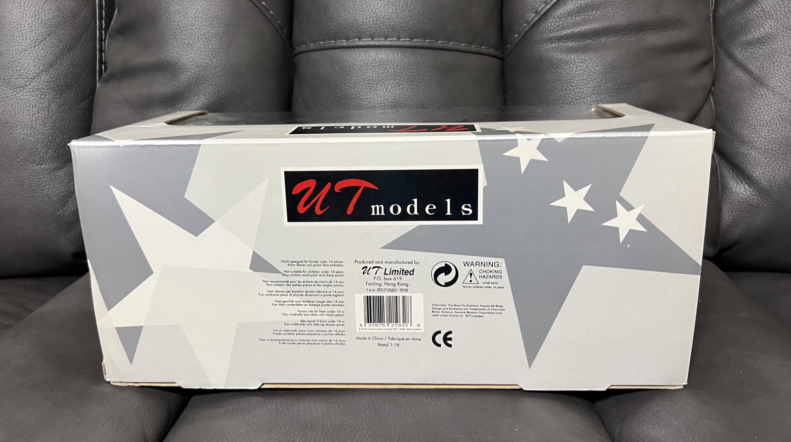 UT 1996 Chevrolet Impala SS 1:18 Dark Green Gray Metallic DGGM NIB