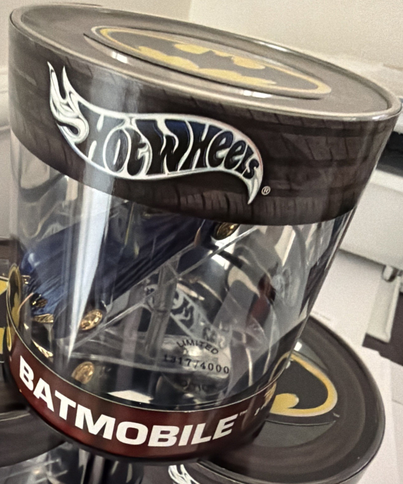 Hot Wheels Oil Can Batmobile Series Complete Set Batman LE 4000 LOT set OF 3 new