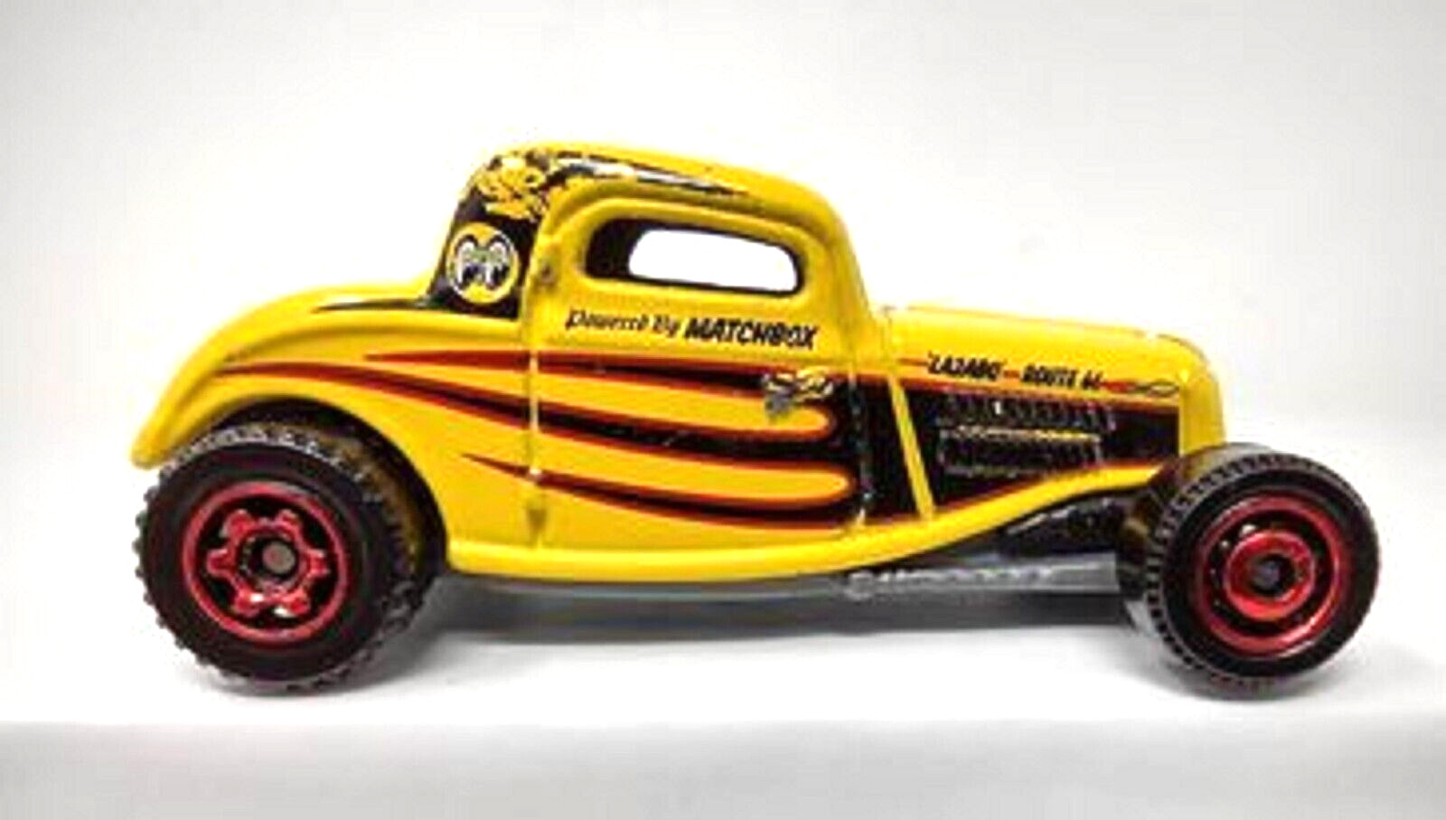 Matchbox 2017 Mattel 1933 Ford Coupe LAZABQ Yellow Hot Rod