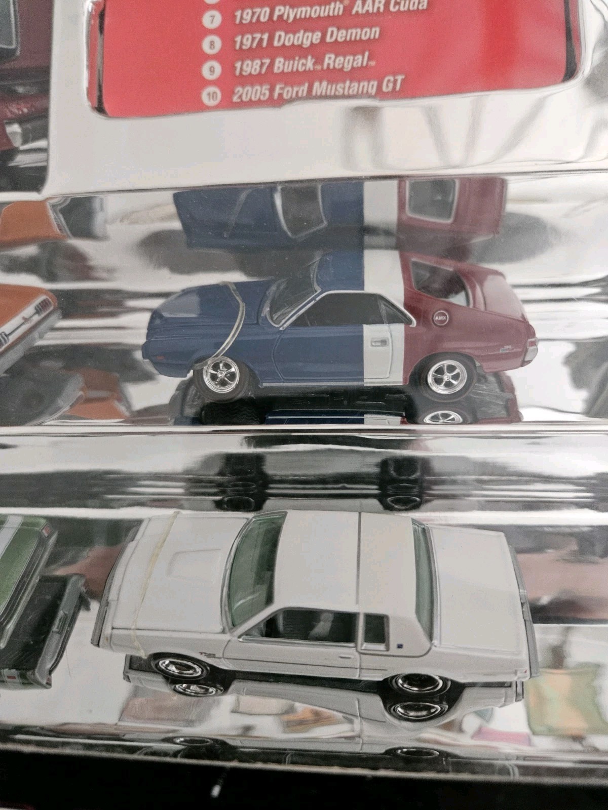 Johnny Lightning Muscle Cars U.S.A 10-Car Set 69 Camaro 442 AAR Cuda Amx Demon