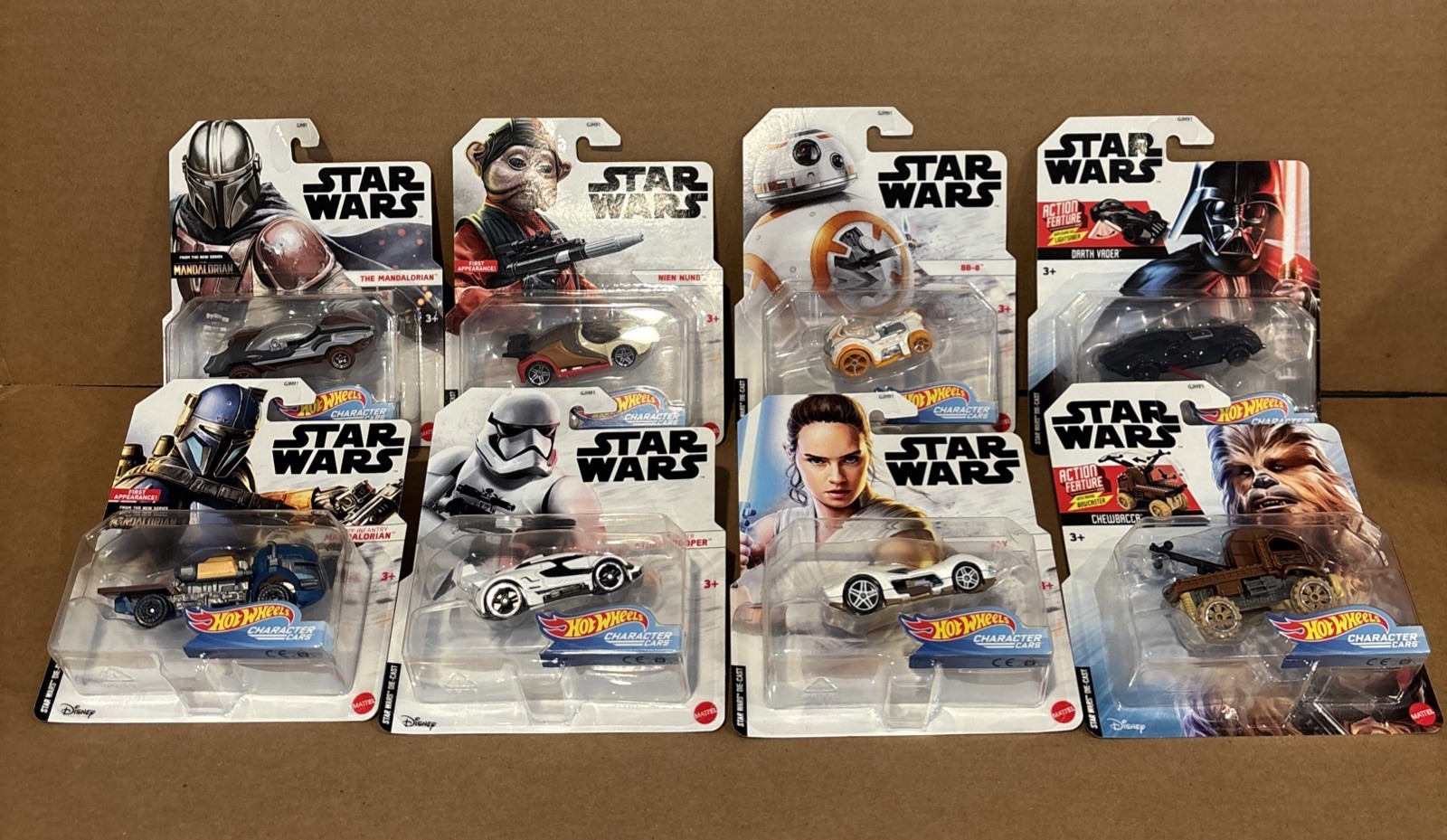 Hot Wheels, GJH91, Star Wars, Set of 8, Brand New, Comes In Manufacturer Box