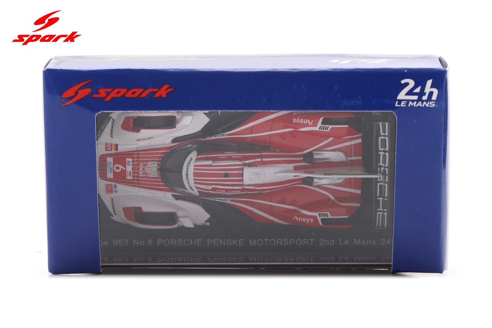 Spark 64S064 1/64 Porsche 963 No.6 PENSKE MOTORSPORT 2nd Le Mans 24H 2025