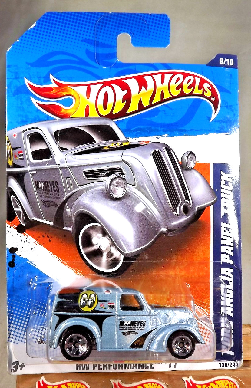 2011 Hot Wheels Walmart #138 HW Performance 8/10 ANGLIA PANEL TRUCK Steel-Blue