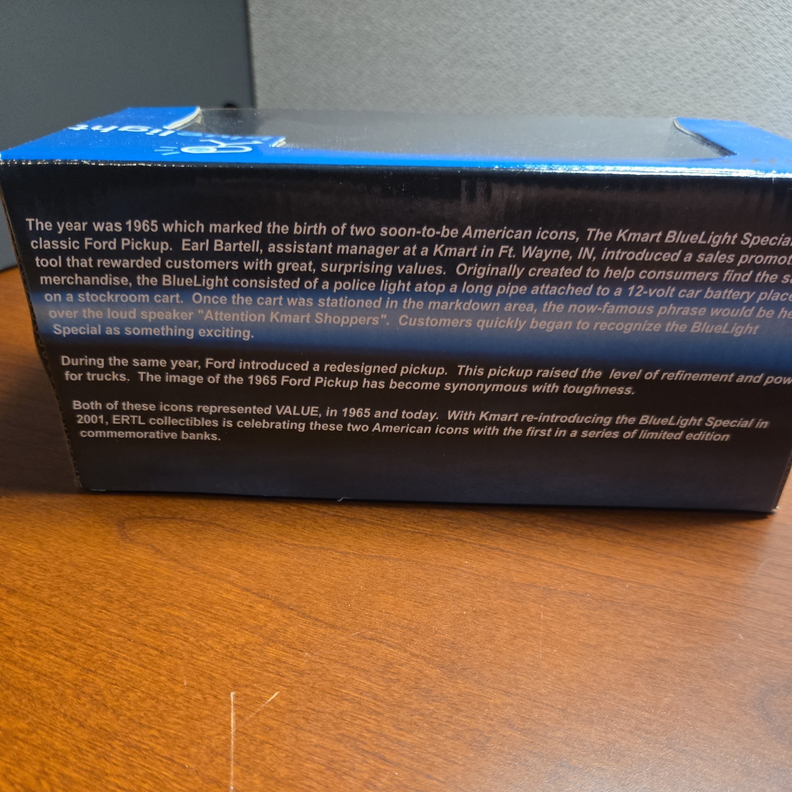 Ertl Collectibles 2001 Kmart “Blue Light is Back” 1965 Ford Pickup – New in Box