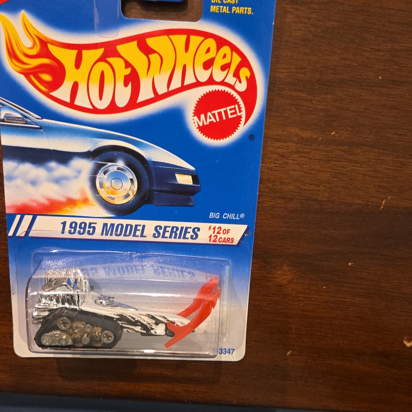 Hot Wheels 1995 Model Series Big Chill Silver/Black/Red 1:64 Diecast Unopened