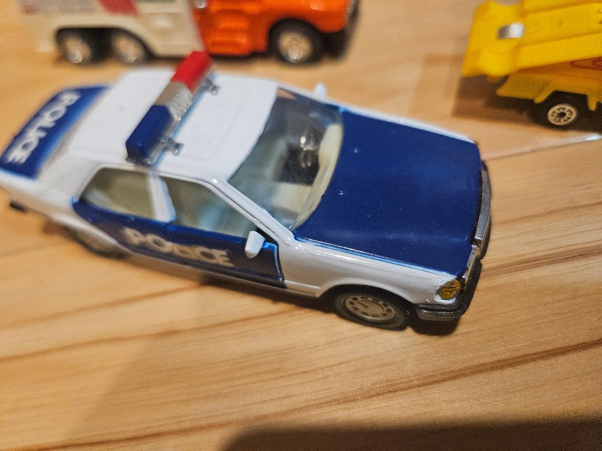 Diecast Emergency Vehicle Lot Police Fire Tow Truck Flatbed 6pc Pre-Owned