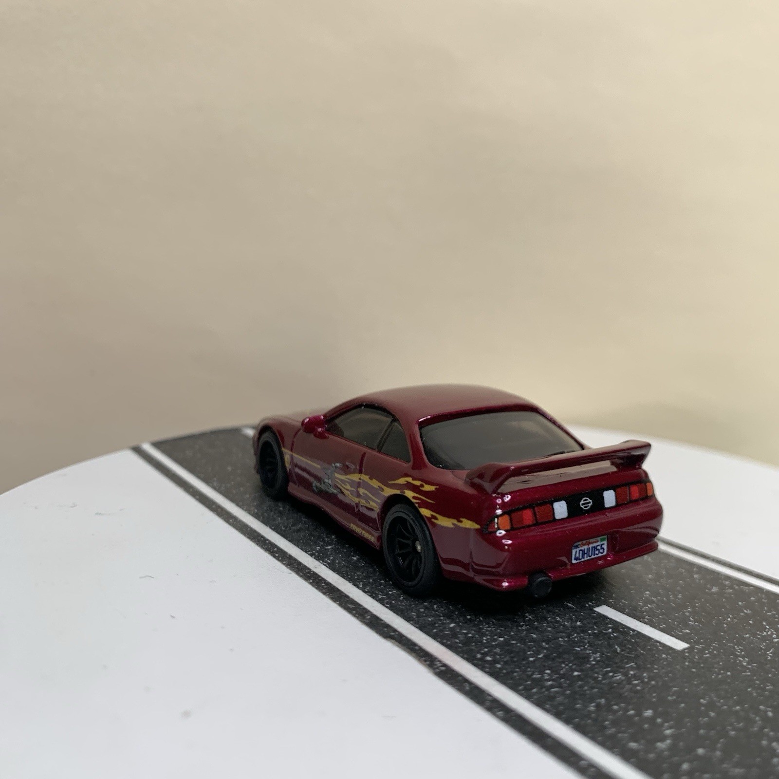 Hot Wheels Premium Fast & Furious Nissan 240SX Silvia S14 Dark Red w/RR 1:64 NM