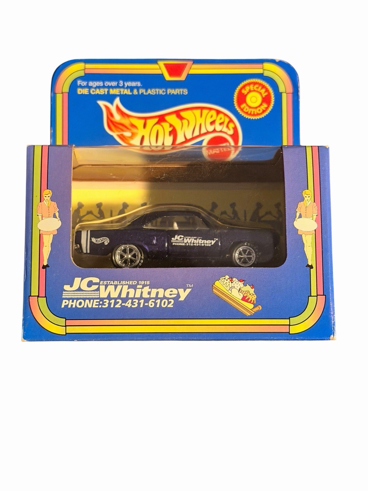 Hot Wheels Special Edition JC Whitney ’70 Plymouth Roadrunner Purple Z5
