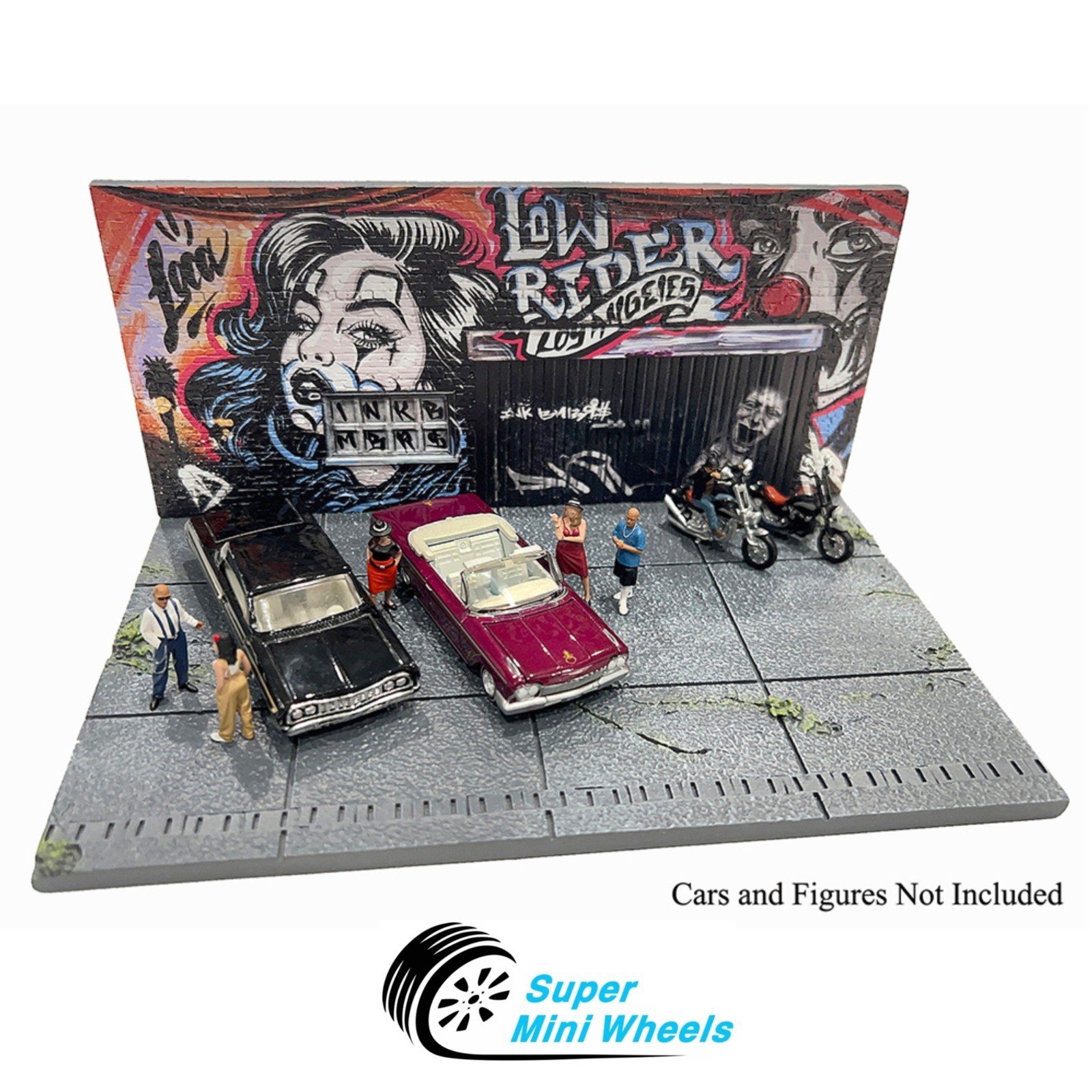 American Diorama 1:64 LA Street Art Diorama Lowrider – MiJo Exclusives