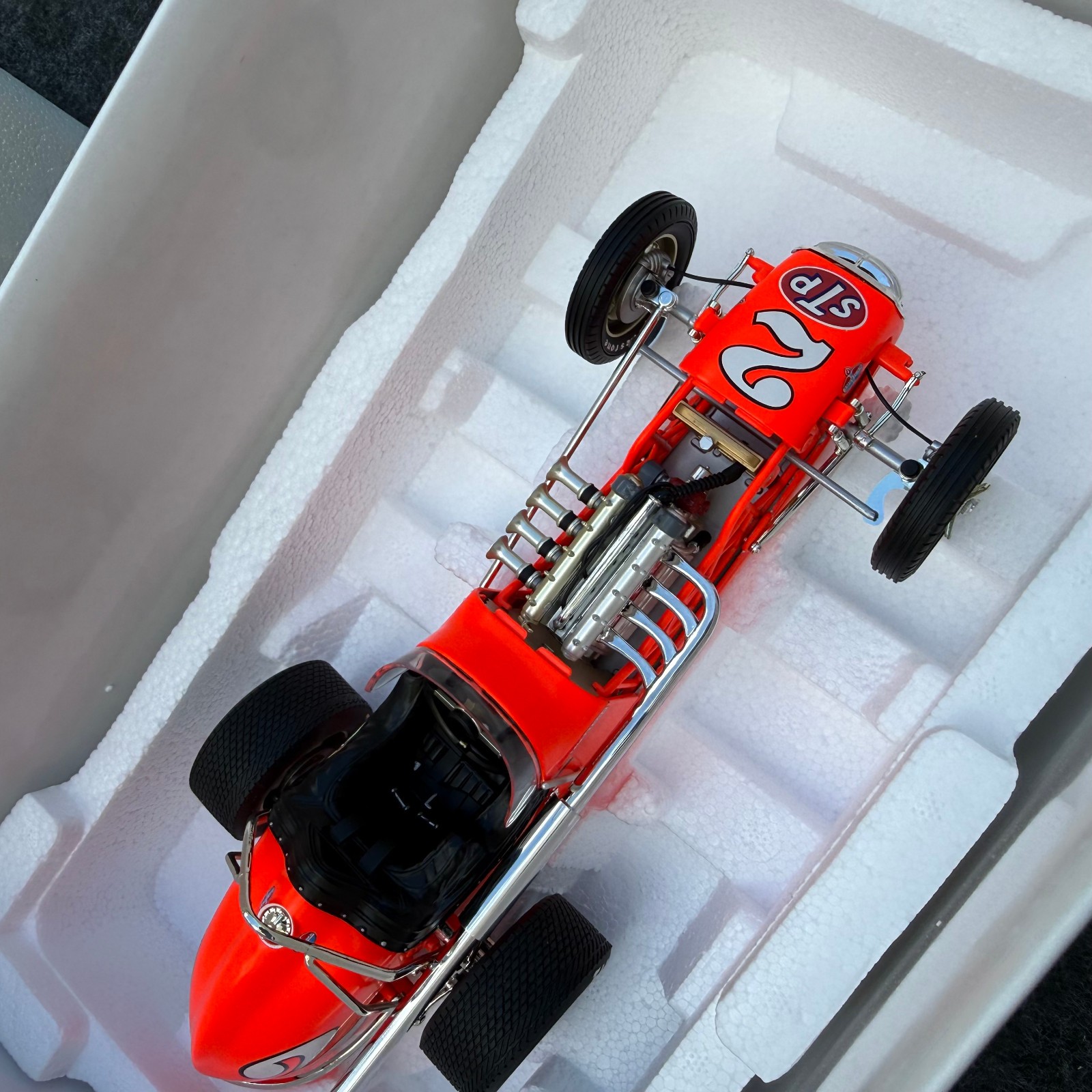 GMP #2 MARIO ANDRETTI STP OIL TREATMENT SPL OFFENHAUSER DIRT CHAMP 1:18 #7624 SR