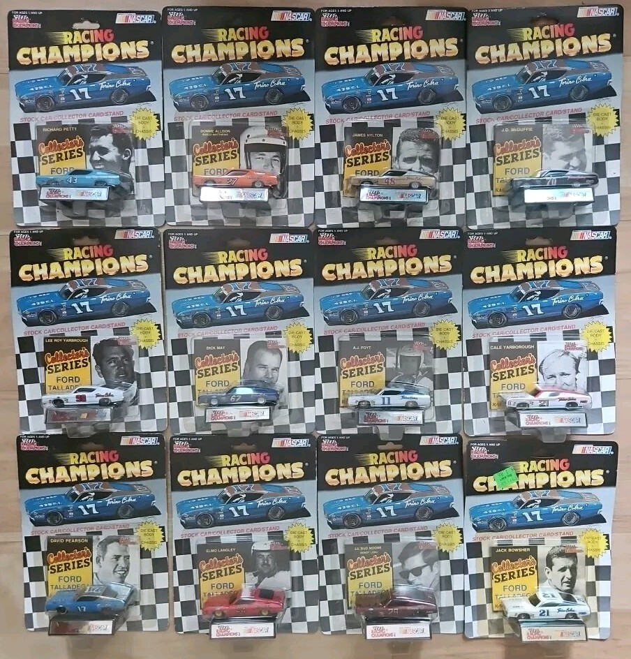 12X NEW NASCAR RICHARD PETTY DON ALLISON FORD TALLADEGA DIECAST 1:64 CARS! S115