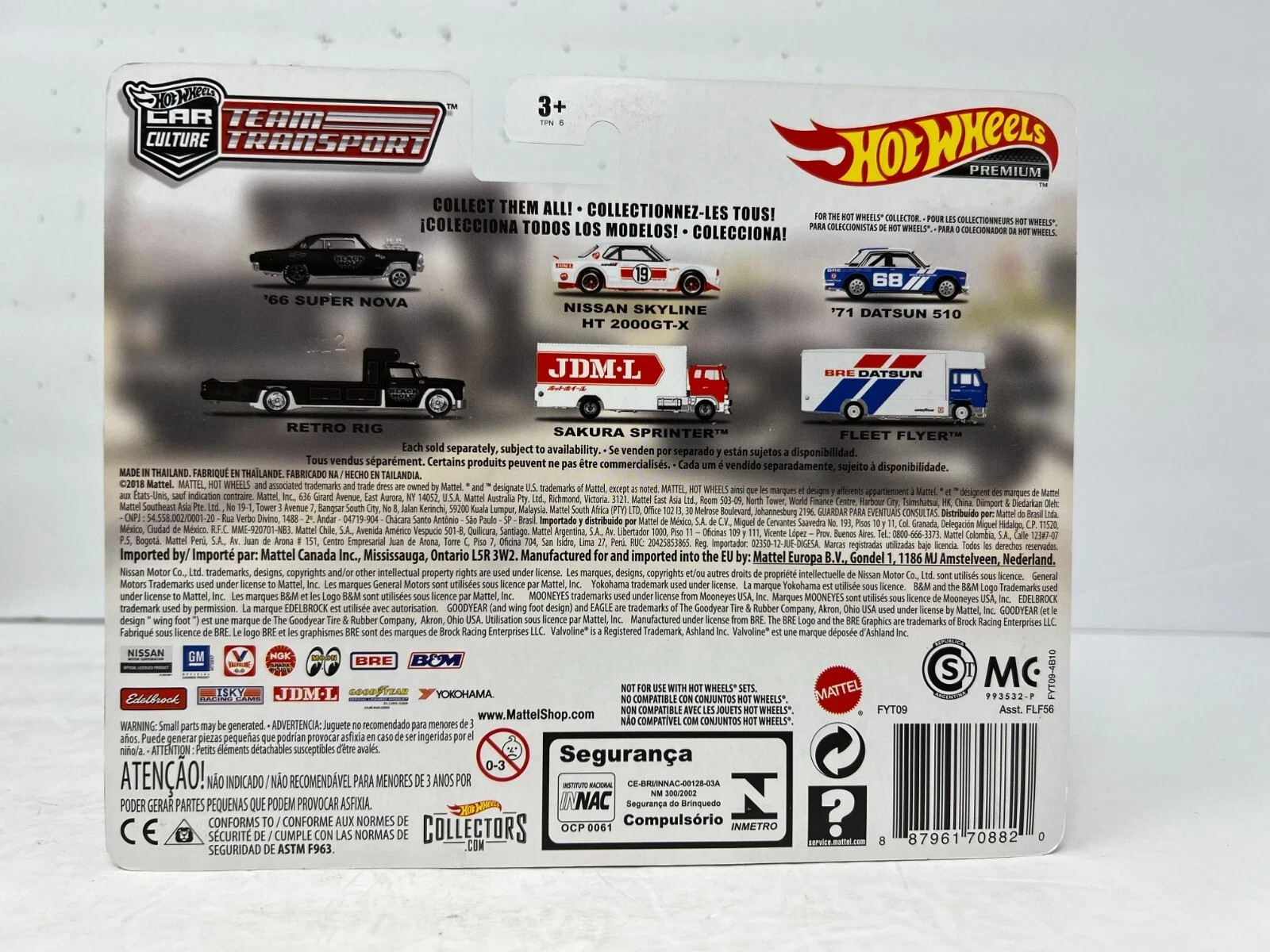 Hot Wheels Premium #7 Team Transport ’66 Super Nova Retro Rig 1:64 Diecast