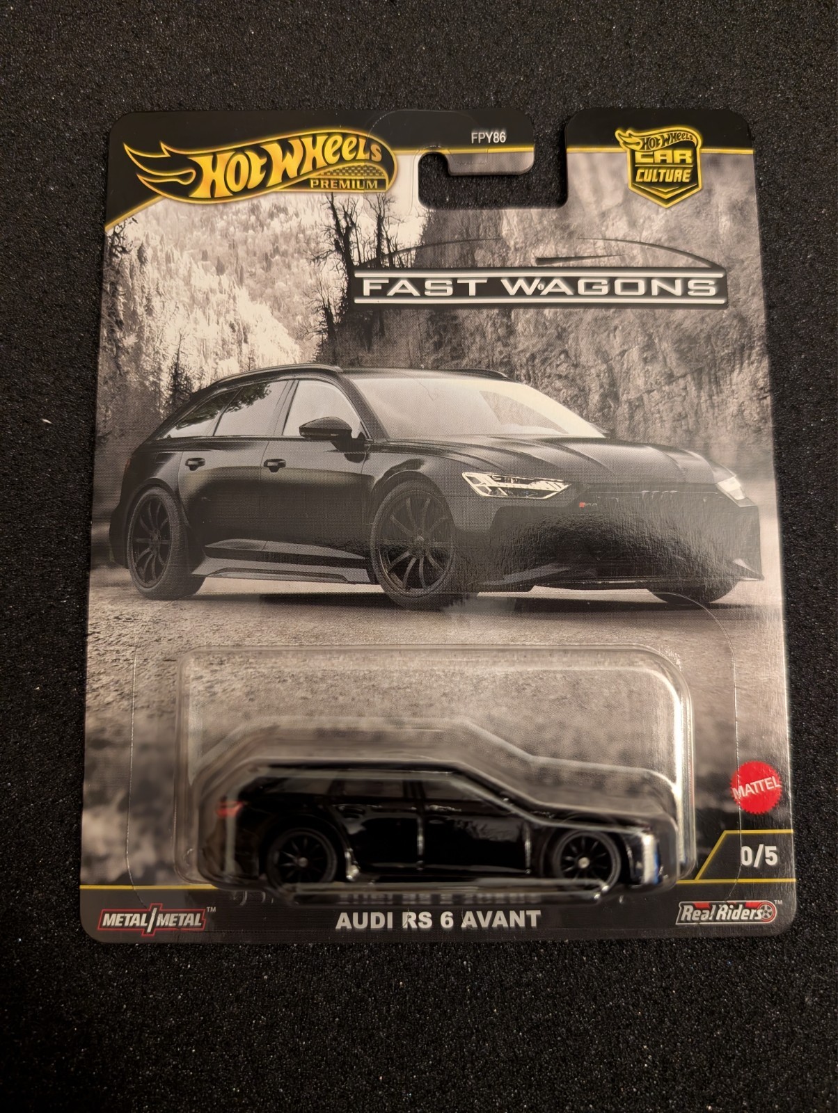 Hot Wheels Car Culture Fast Wagons Audi RS6 Avant Chase Free Shipping!(USA Only)