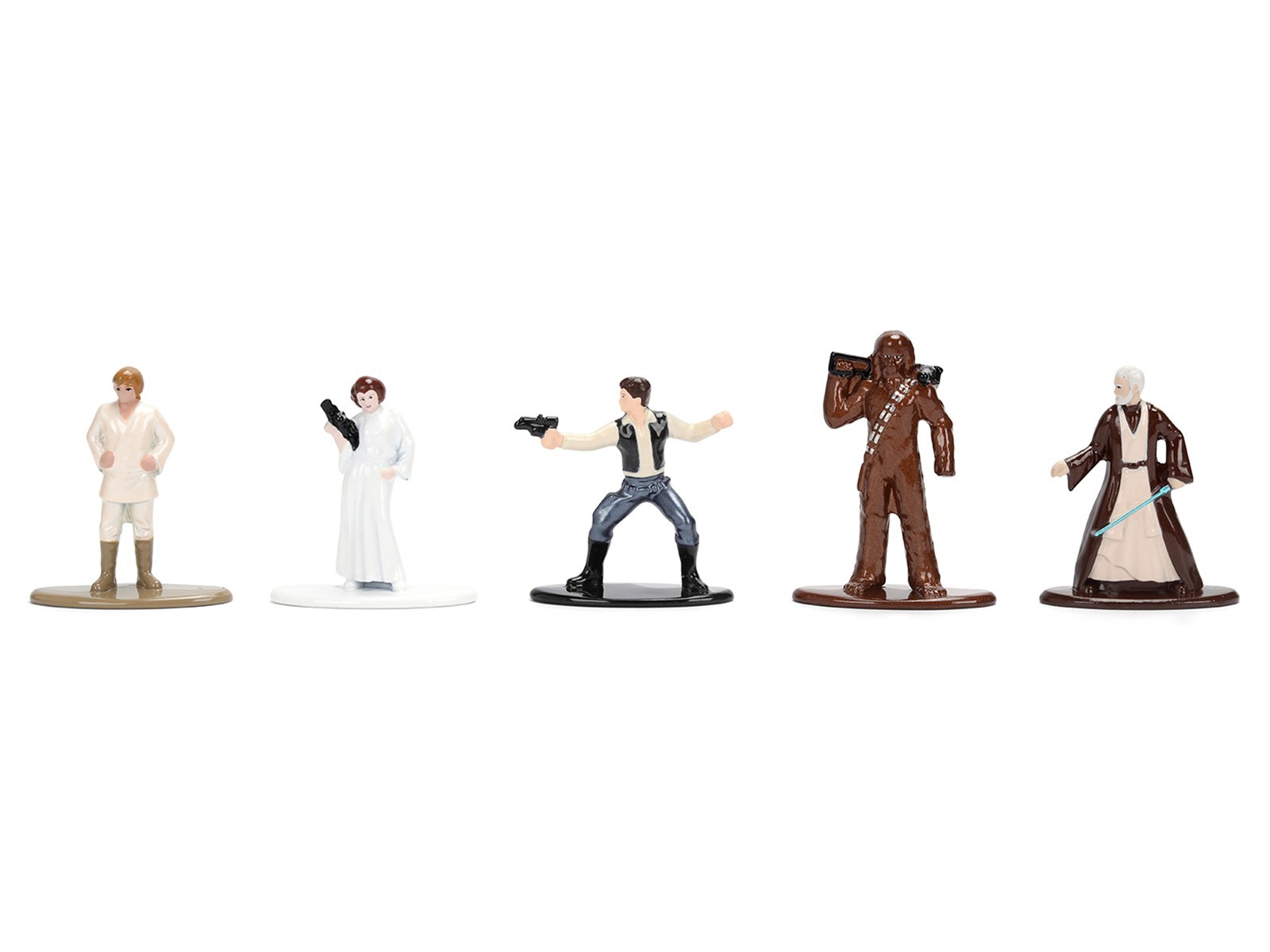 SET OF 12 DIECAST FIGURES “STAR WARS” NANO METALFIGS BY JADA 37360