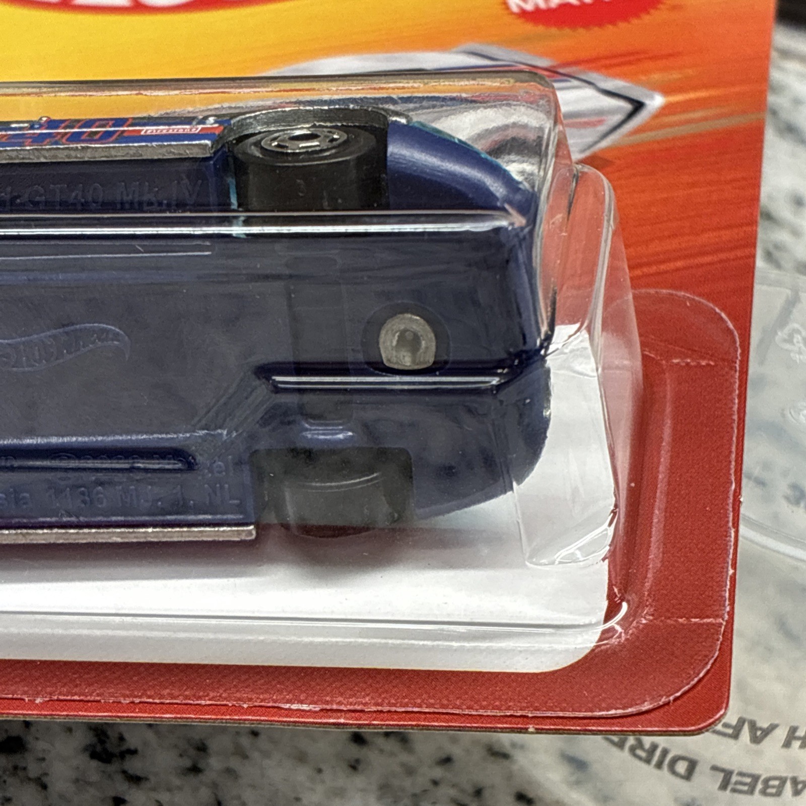 🔥🛞HOT WHEELS *WHEEL ERROR* The Hot Ones ’67 FORD GT40 Mk.IV Silver 6/8 Mk IV