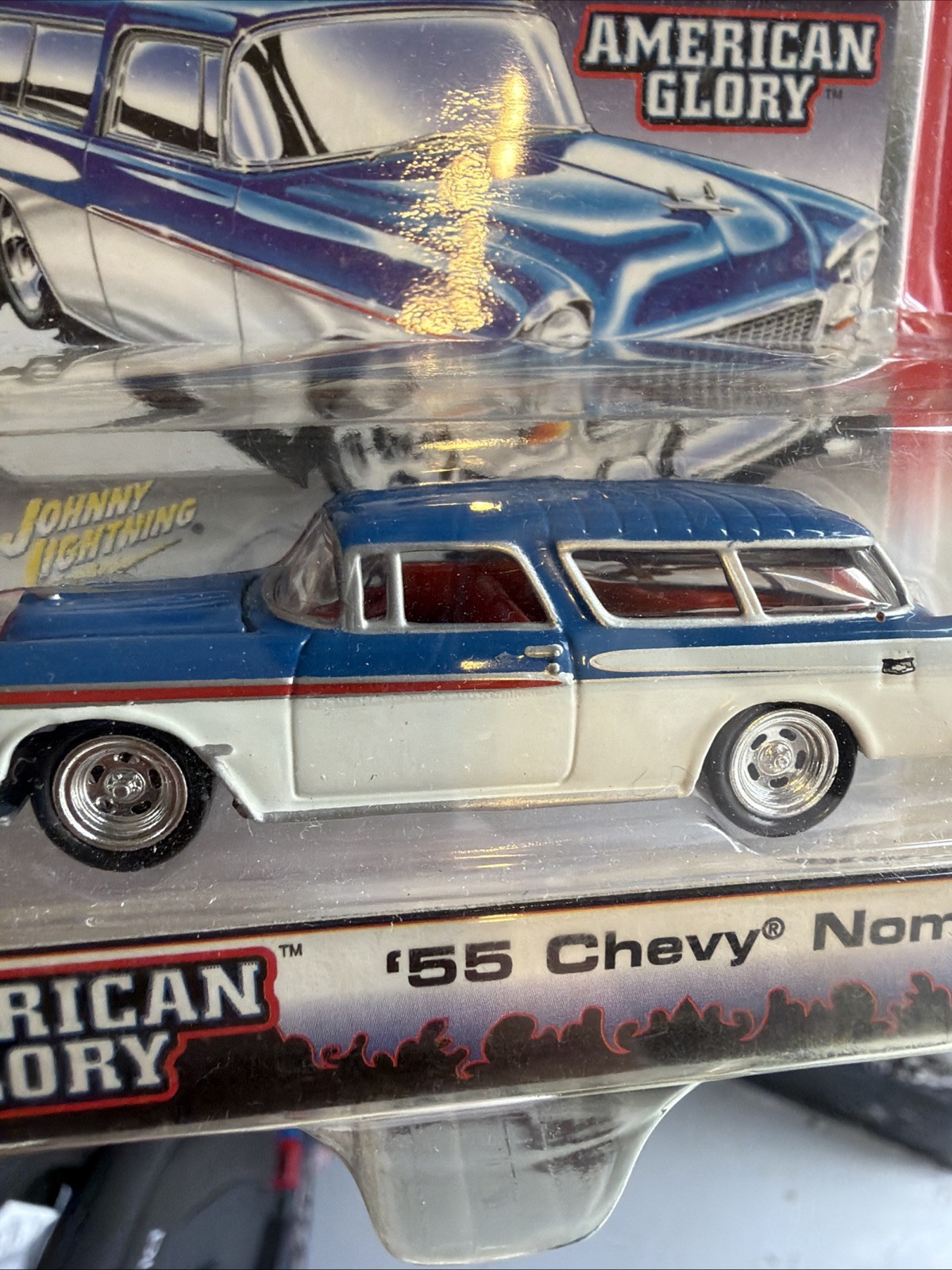 🇺🇸1955 Chevy🇺🇸Nomad🔔Bel Air American🇺🇸Glory 1/64 Diecast Street🔥Freaks
