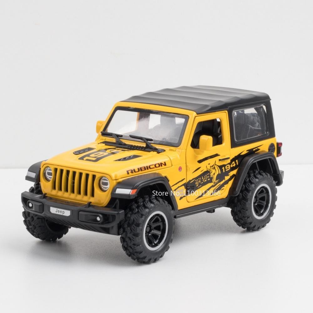 1:32 Alloy Diecast Off Road Vehicle Model 1941 Style Sound Light Toy Car Gift