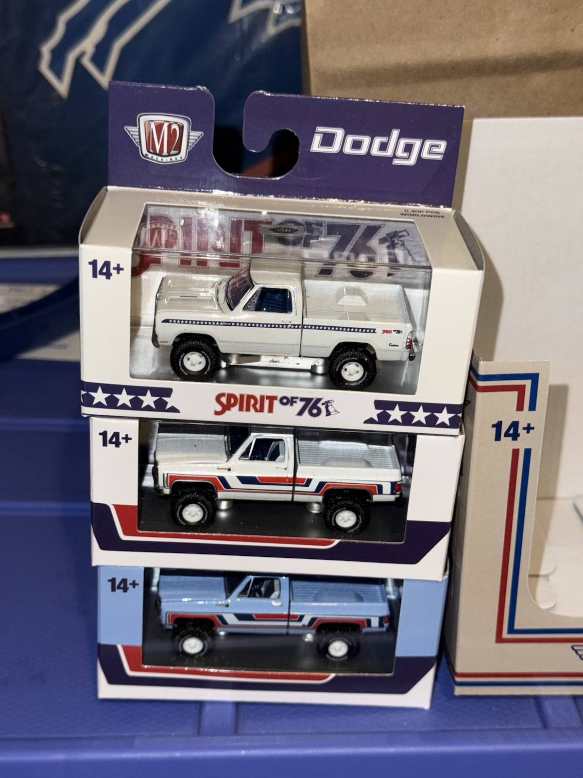 2026 M2 Machines Set of 6 Spirit Of 76 + Sleeve 1976 Chevy GMC Dodge Walmart Exc