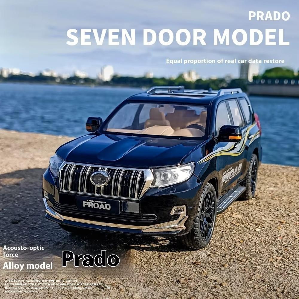 1:18 TOYOTA Prado Land Cruiser Car Diecast Alloy Metal Model Collection Gift NEW