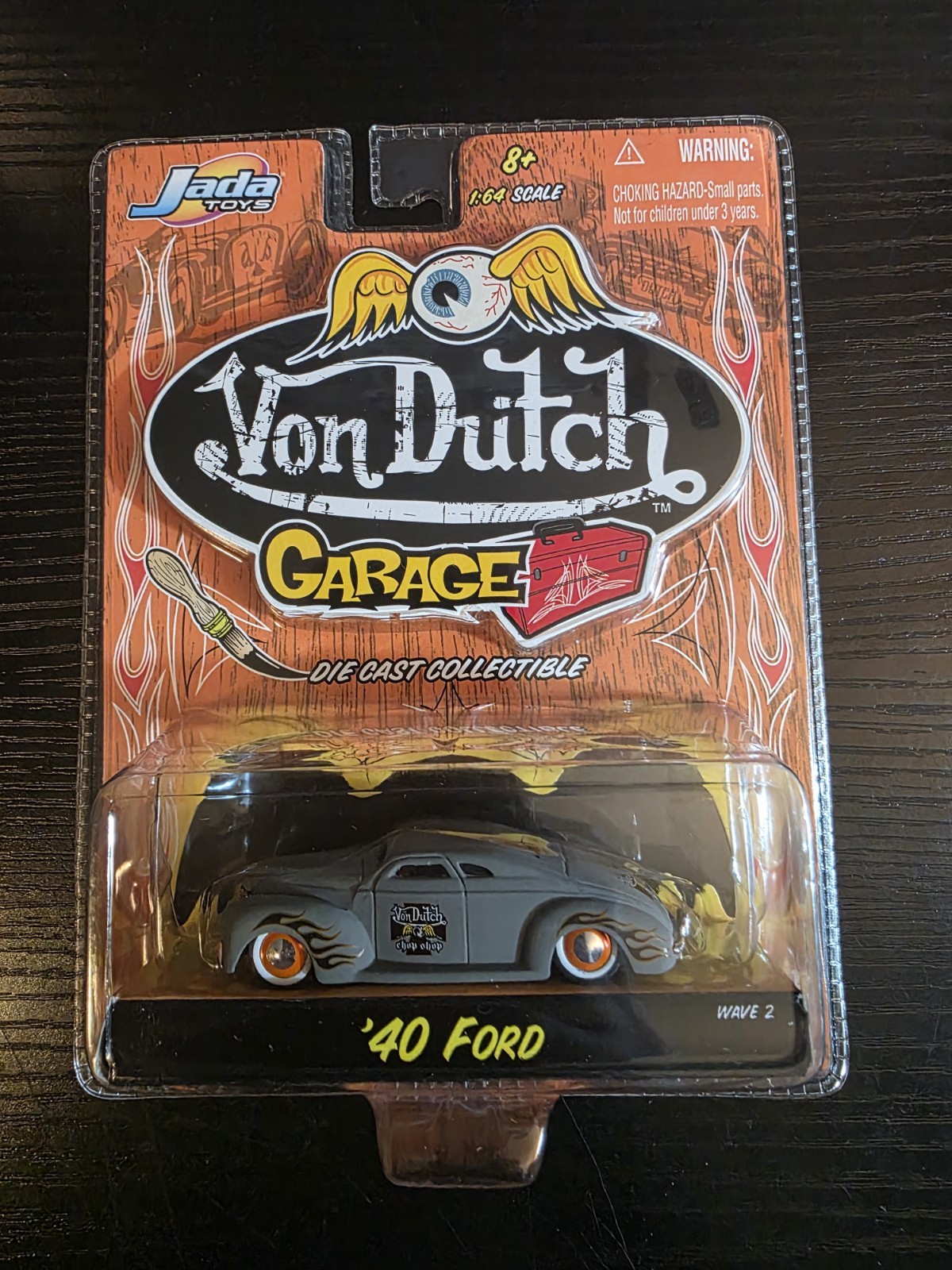 Von Dutch Garage Set Of 6 Jada Toys 2005 1:64 Scale Die Cast Year ‘32-‘59 NEW
