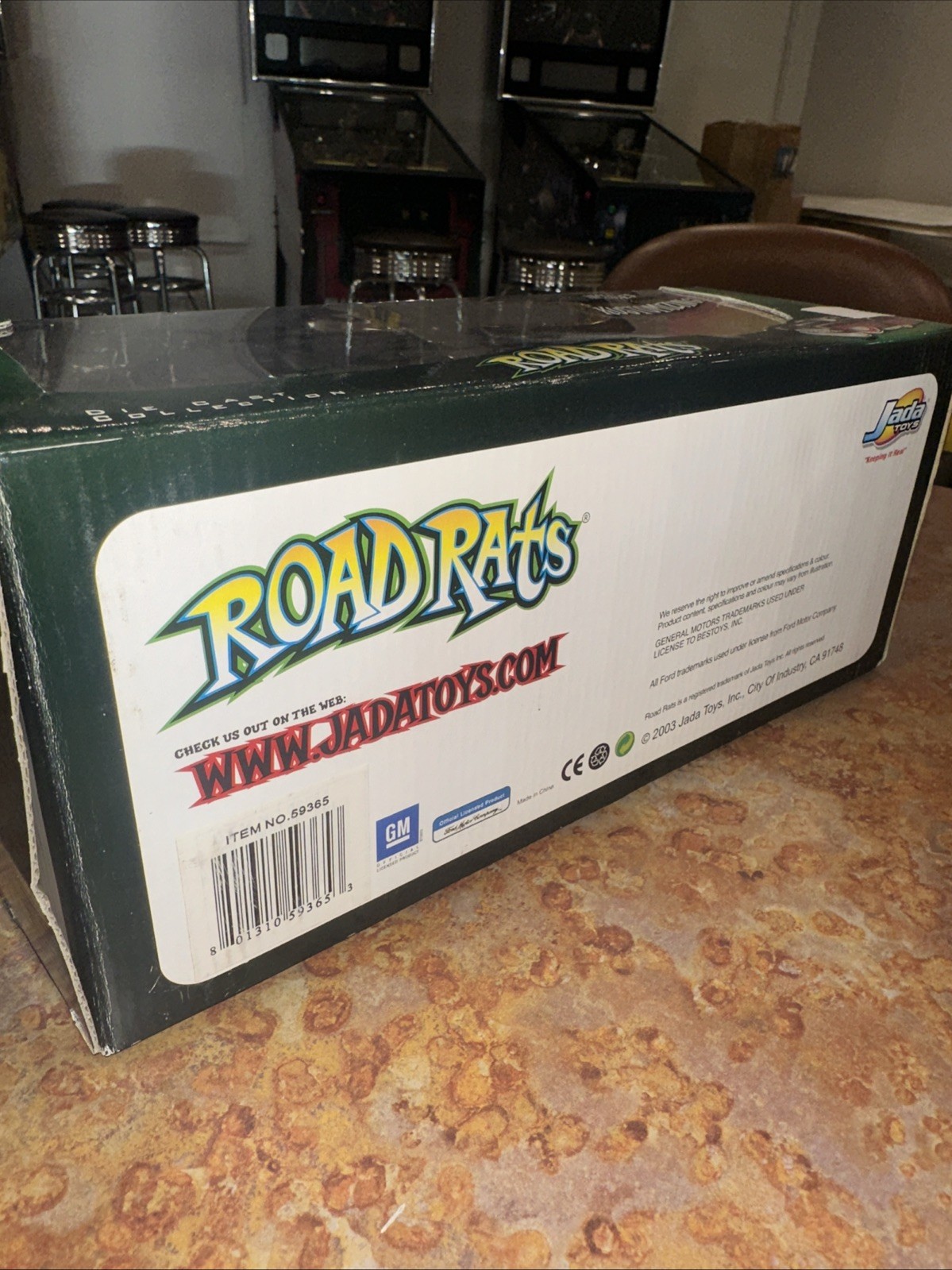 2003 Jada Road Rats 1939 Chevy Delivery Primer 1:24 Die Cast w/Extra Wheels NOS