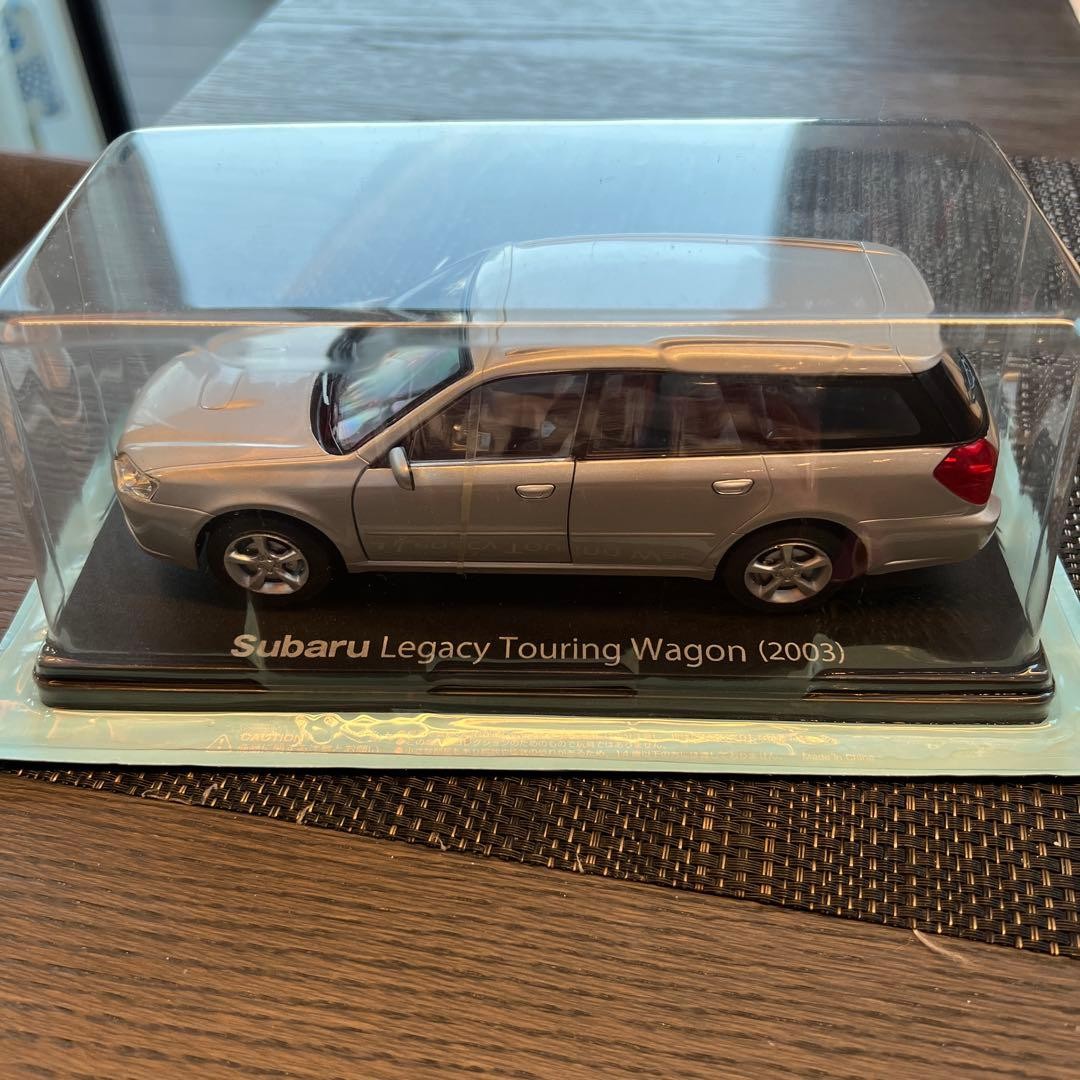 Subaru Legacy Touring Wagon 2003 1/24 Scale Model Silver Not specified