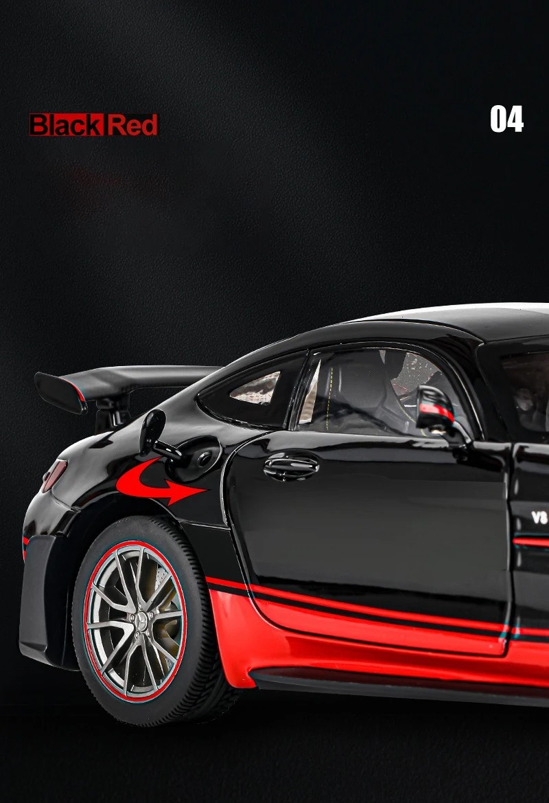 1:18 Mercedes-AMG GT-R Diecast Model Car – Luxury Sports Collectible, Detailed