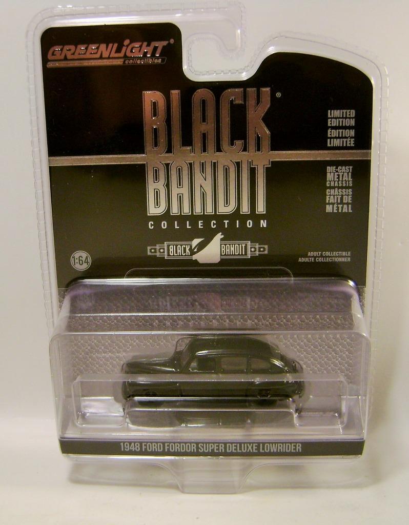 1948 ’48 FORD FORDOR SUPER DELUXE LOWRIDER BLACK BANDIT R29 GREENLIGHT GL 2024
