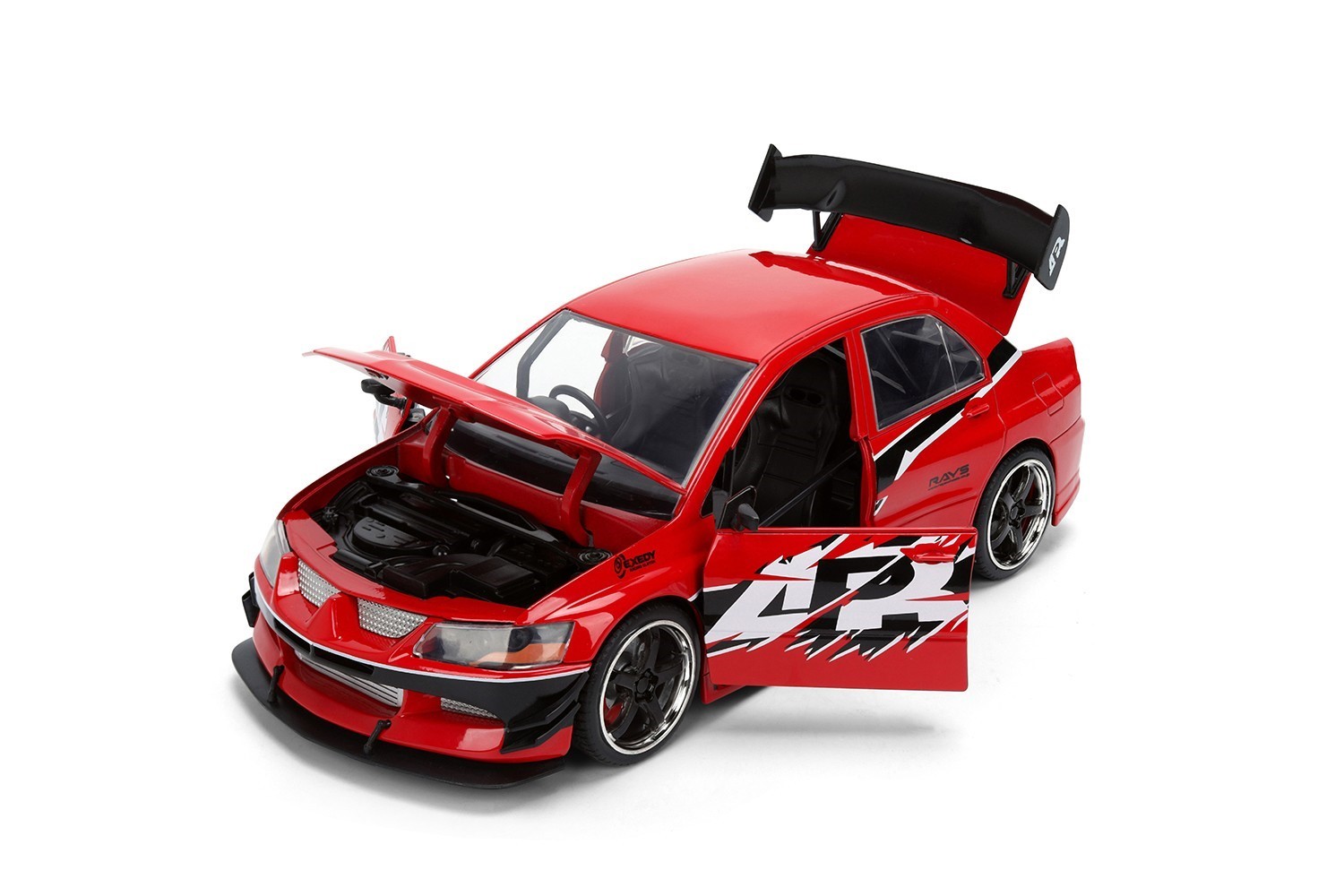 Jada 1:24 Fast & Furious Mitsubishi Lancer Evolution IX Red Diecast Car 36208