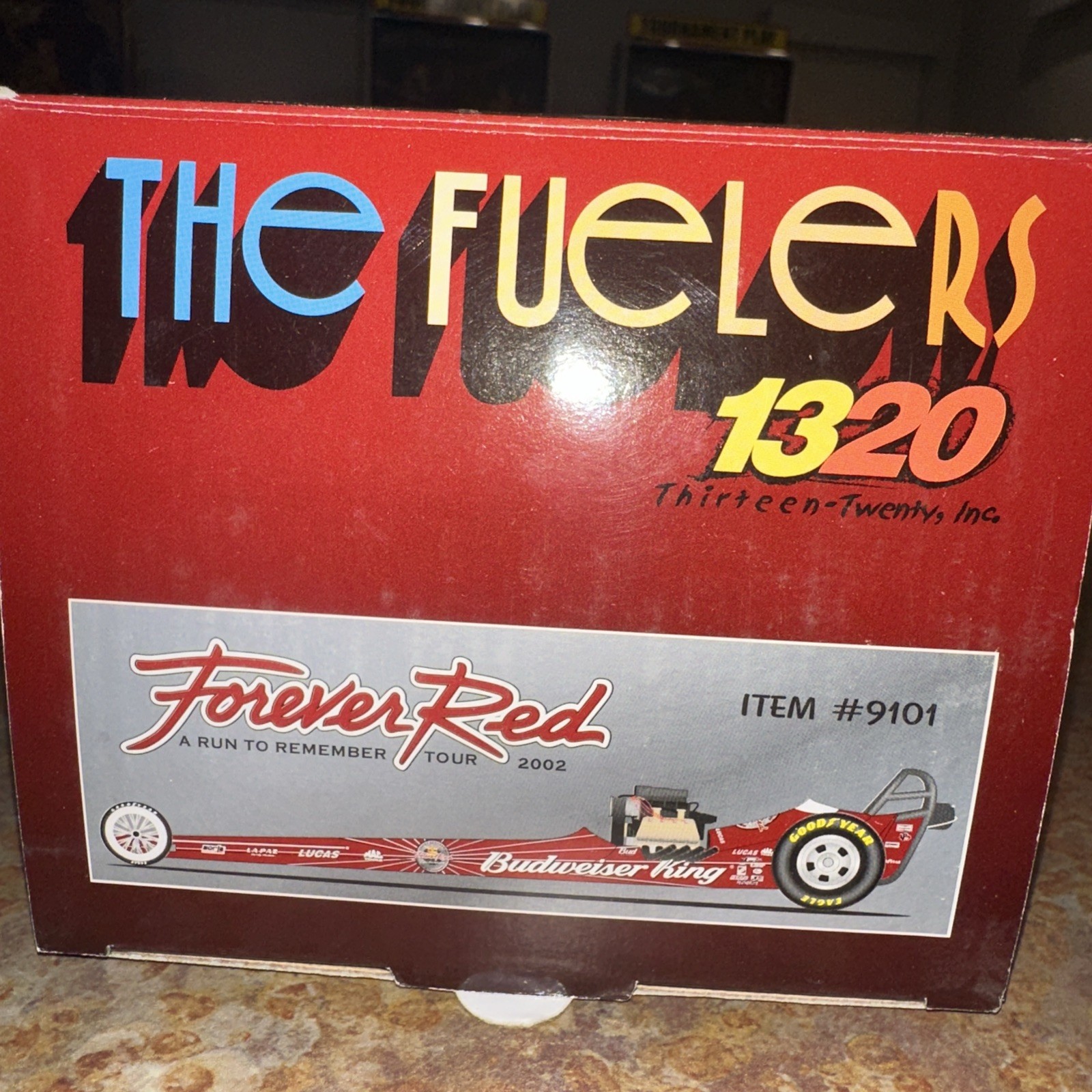 The Fuelers 1320 Kenny Bernstein Forever Red Budweiser Diecast Car #9101 1:24
