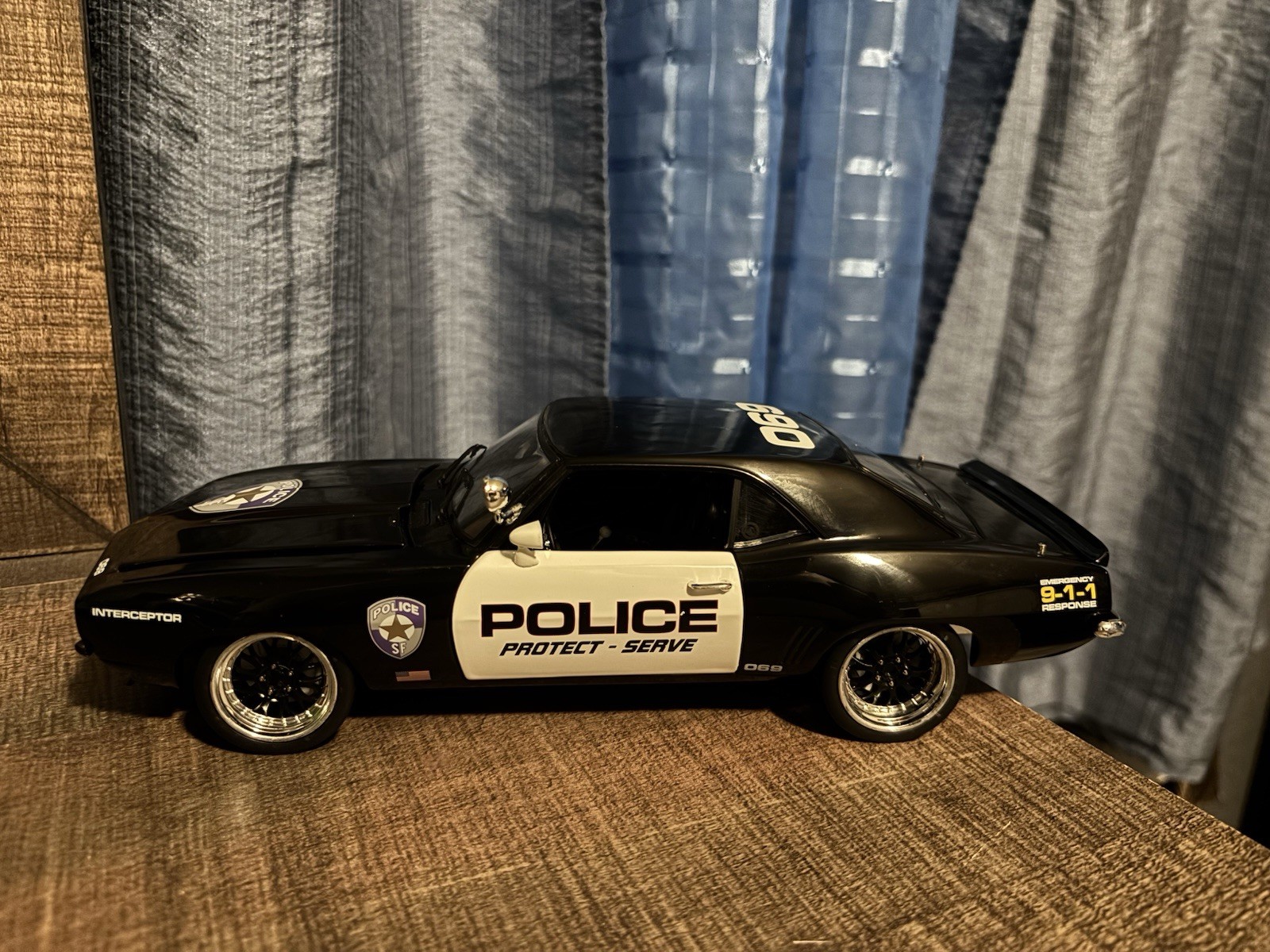 GMP Scale 1/18 1969 Chevrolet Camaro Street Fighter Police Interceptor #241 READ