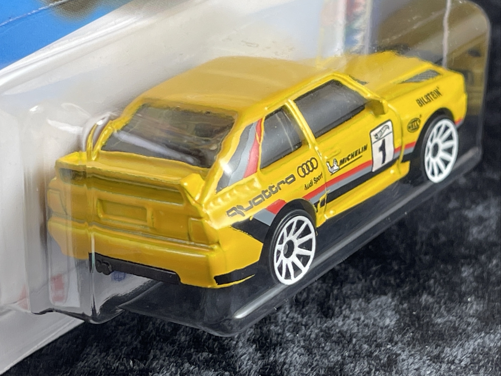 Hot Wheels 2022 HW Rally Champs 1/5 Yellow ‘84 Audi Sport Quattro
