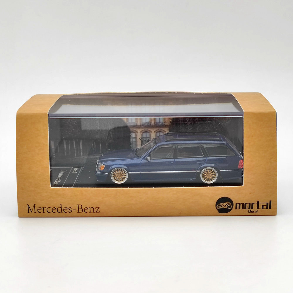 1/64 Mortal Mercedes-Benz S124 Travel Edition Diecast Toy Models Collection Gift