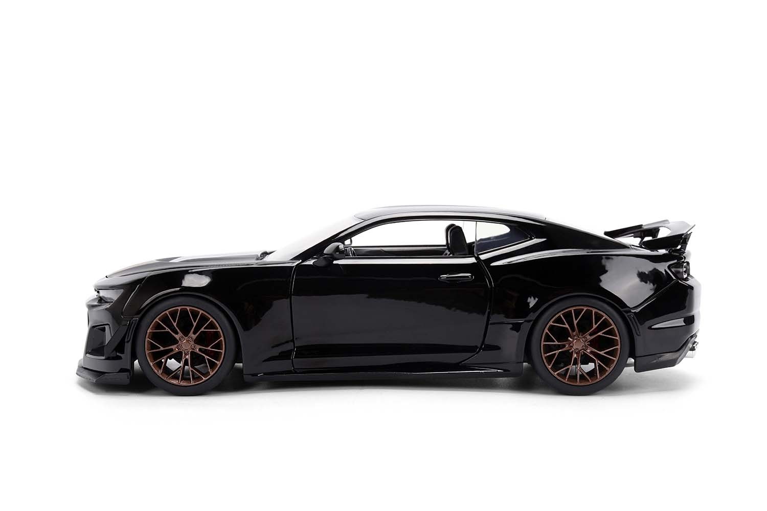 Jada Fast & Furious 2024 Chevy Camaro ZL1 1LE, Black Die-Cast Model Car, 1:24