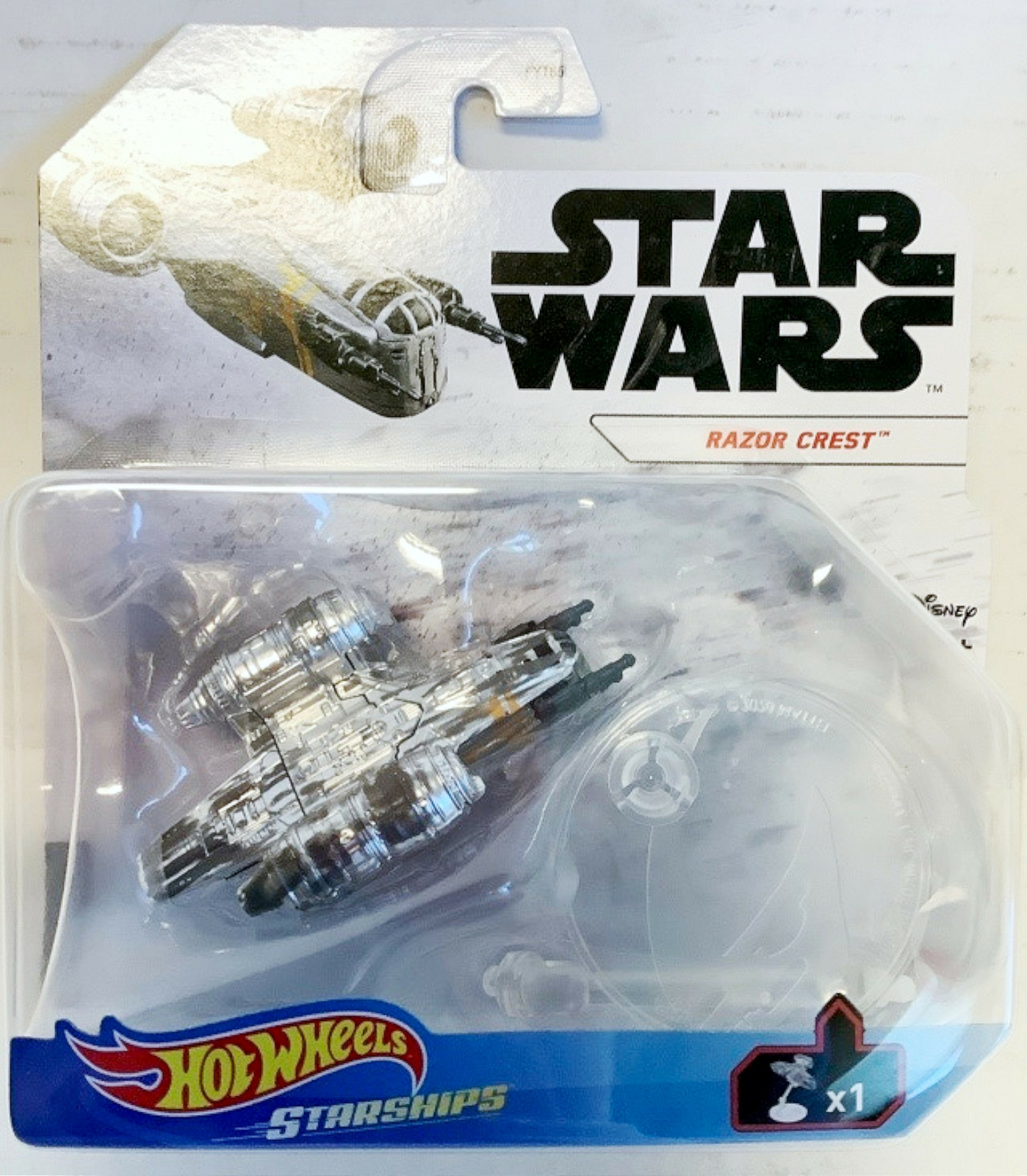 NEW Mattel Hot Wheels Starships GWV25 Star Wars RAZOR CREST Die-Cast Vehicle