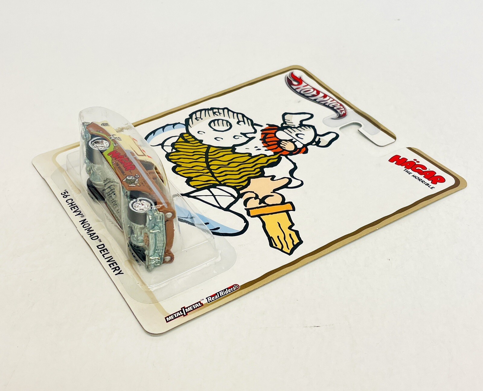 Hot Wheels Hagar The Horrible ’56 Chevy Nomad Delivery w/ Real Riders 2012 New