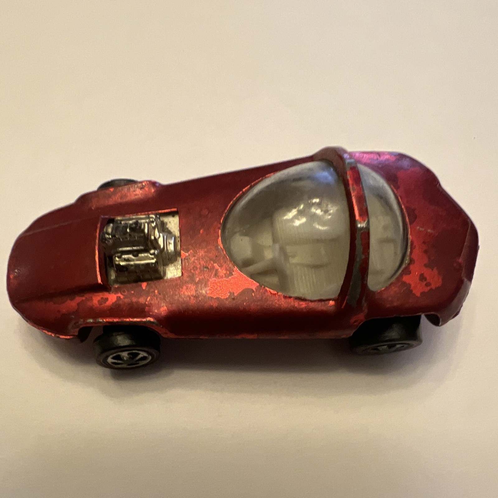 Hot Wheels Redlines Silhouette 1968 Red Diecast Car 1:64 Vintage