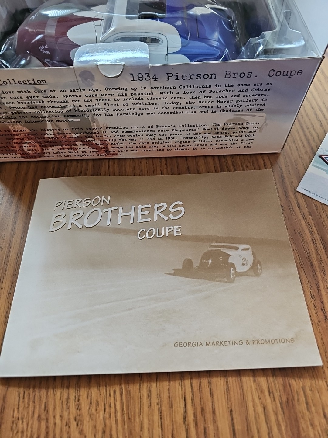1/18 GMP 1934 Bonneville Salt Flat Pierson Brothers Coupe 14101 RARE