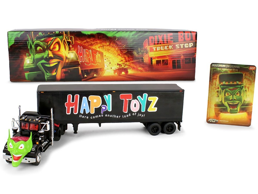 WHITE WESTERN STAR 4800 “MAXIMUM OVERDRIVE” BLACK 1/64 BY DCP/FIRST GEAR 68-2287
