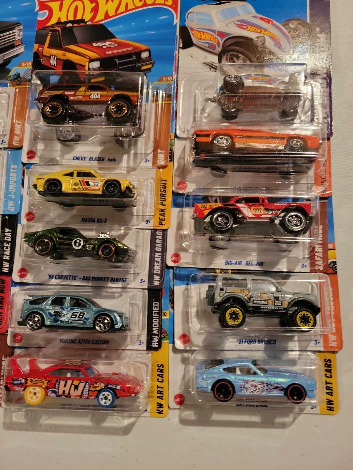 Hot Wheels Lot Of 20 Vw Chevy Porsche Datsun Skyline Honda Mazda Gas Monkey